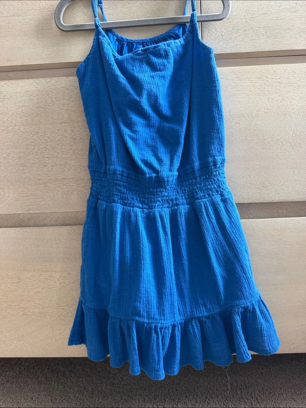 Polo by Ralph Lauren Bright Blue Girls' Ruffled Sundress